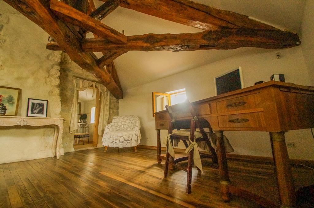 Chambres D'Hotes Domaine De La Rose Des Vents Castelnau-sur-l'Auvignon Ruang foto